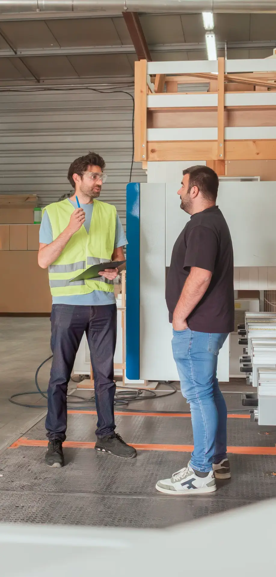 Transmission entre l’expert et un opérateur en atelier lors d’une formation référent énergie